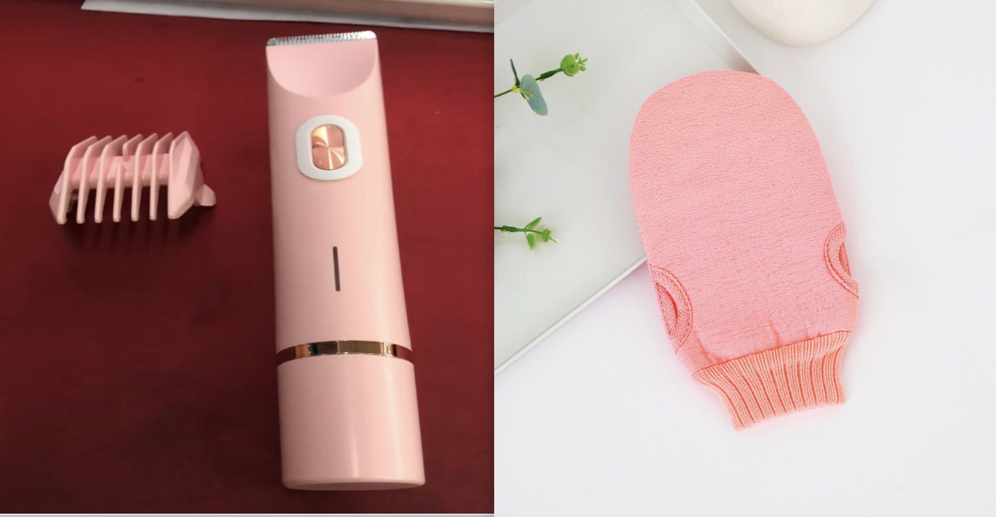 2 in 1 Hair Removal Double Head Shaver for Women