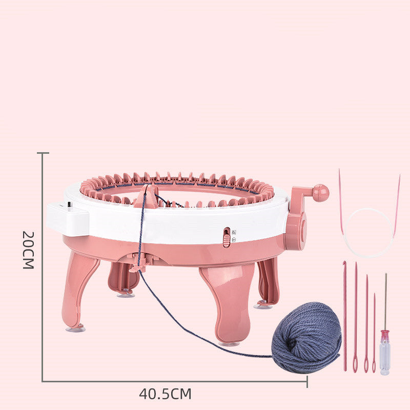 Automatic hand-cranked Knitting machine (Scarf/Beret/Sweater/Gloves)