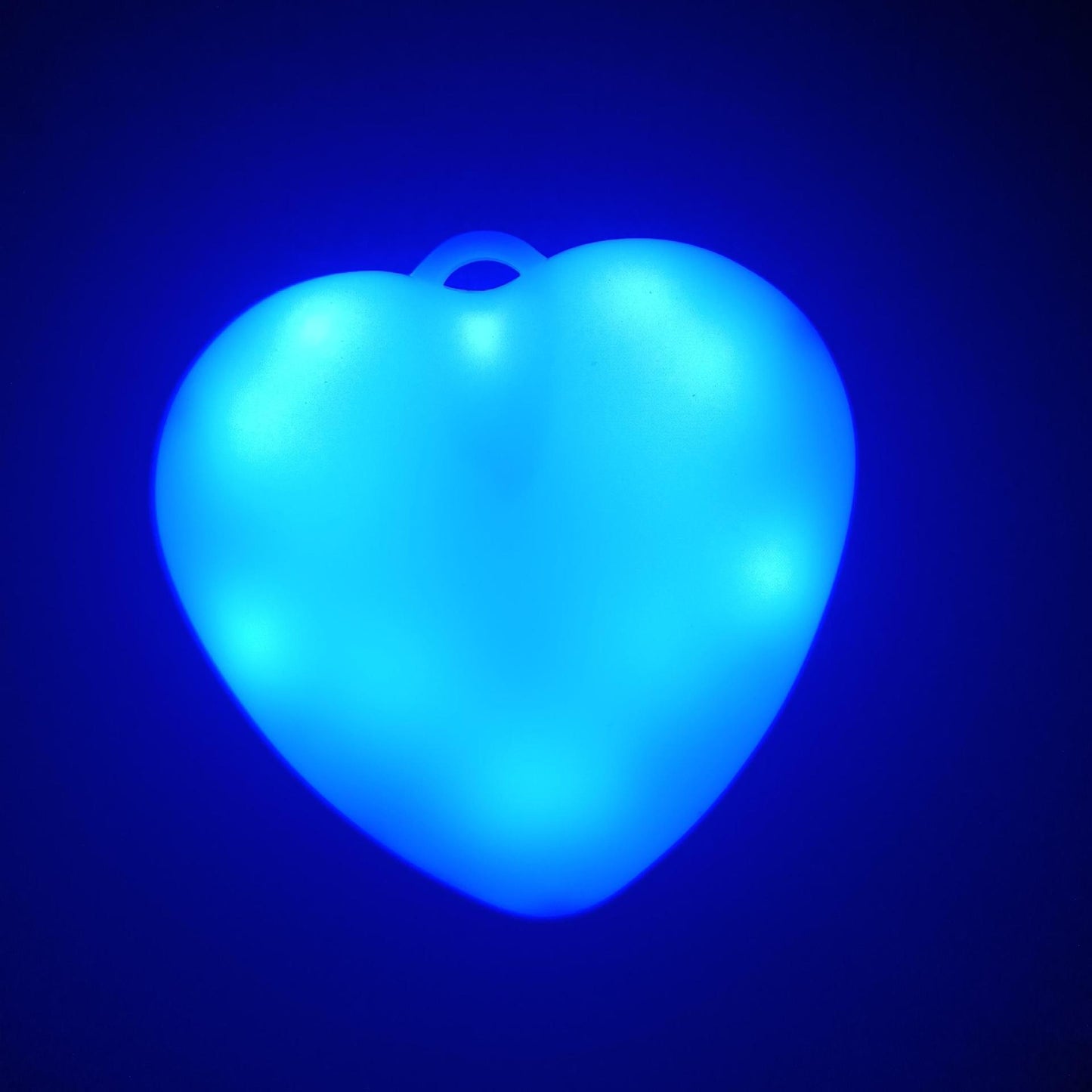 Heart-shaped LED lighted 3-color touch heart keychain. Find what you're looking for in your bag.