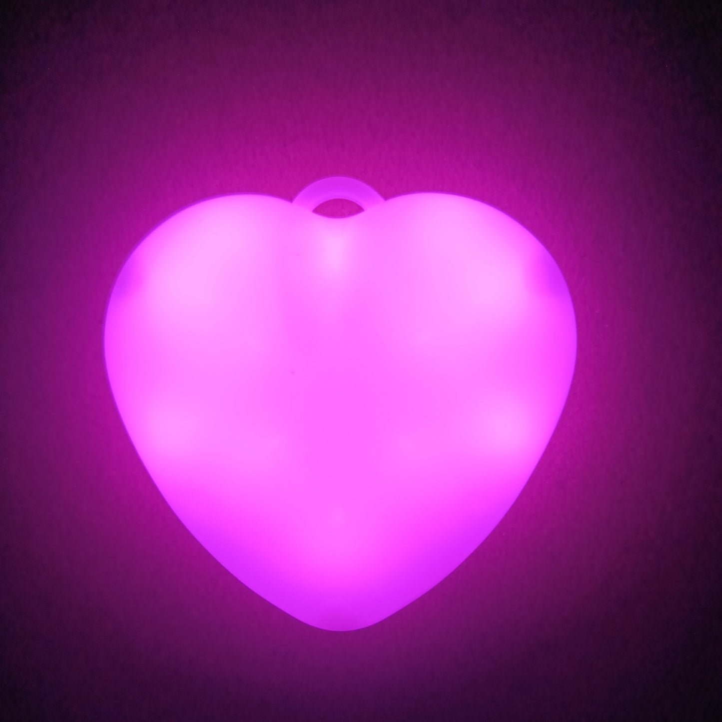 Heart-shaped LED lighted 3-color touch heart keychain. Find what you're looking for in your bag.