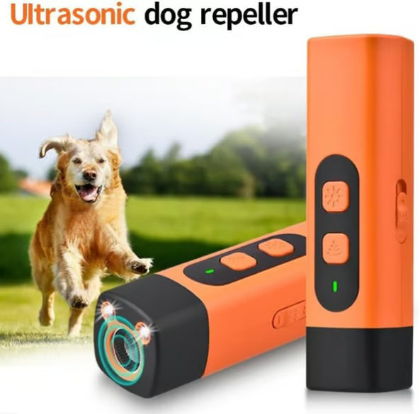 Ultrasonic Dog Repeller, LED Flashlight