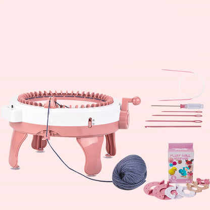 Automatic hand-cranked Knitting machine (Scarf/Beret/Sweater/Gloves)