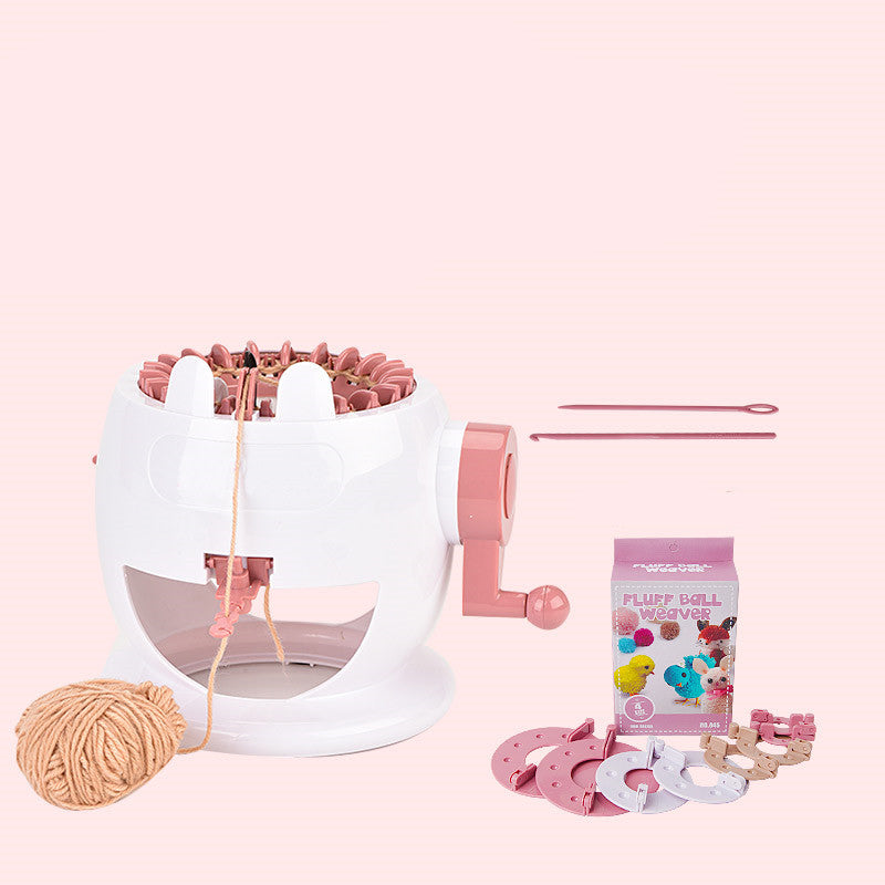 Automatic hand-cranked Knitting machine (Scarf/Beret/Sweater/Gloves)