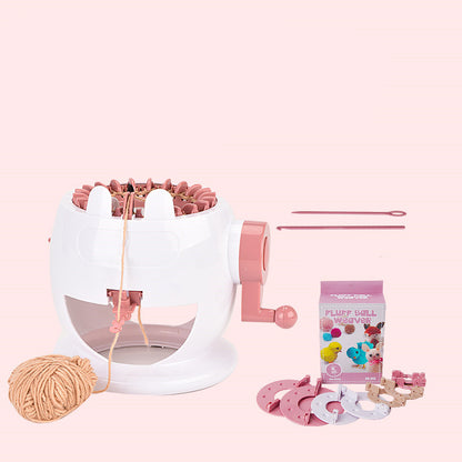 Automatic hand-cranked Knitting machine (Scarf/Beret/Sweater/Gloves)