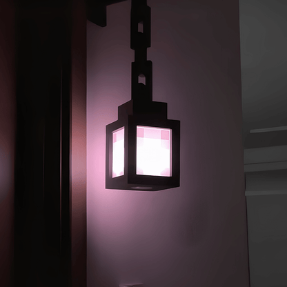 Pixel Style Night Lamp Decorative Item 16 Colors Lantern Indoor Atmosphere Light