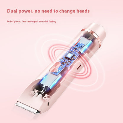 2 in 1 Hair Removal Double Head Shaver for Women