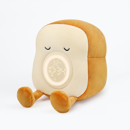 Soft Plush Toaster Alarm Clock with Light