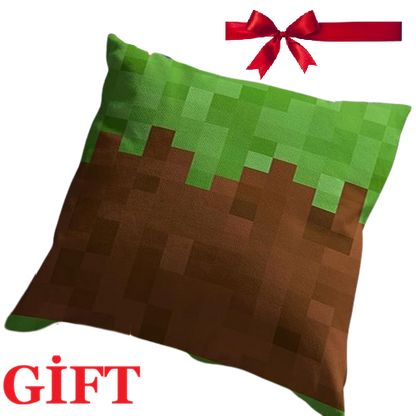 Pixel Game Blankets, flannel bedspread for sofa, bed, and camping (Pillowcase Gift)