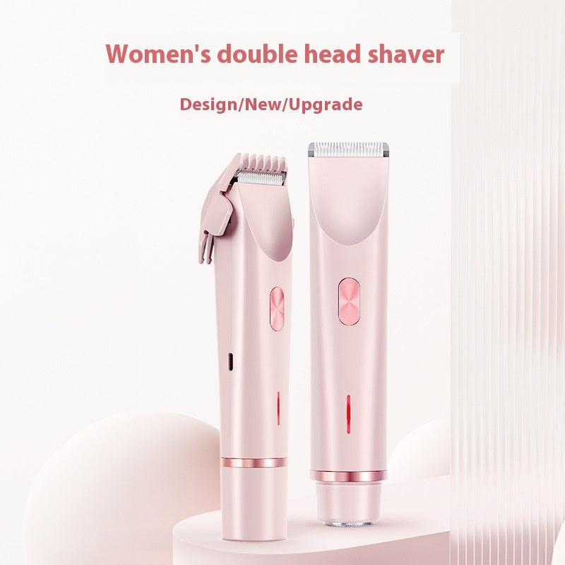 2 in 1 Hair Removal Double Head Shaver for Women