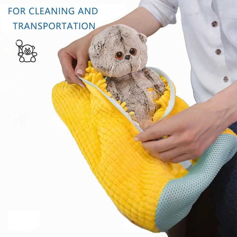 Durable Shoe Washing Bag - Blue Zippered | Protective Laundry Net for Sneakers and Casual Shoes ✅