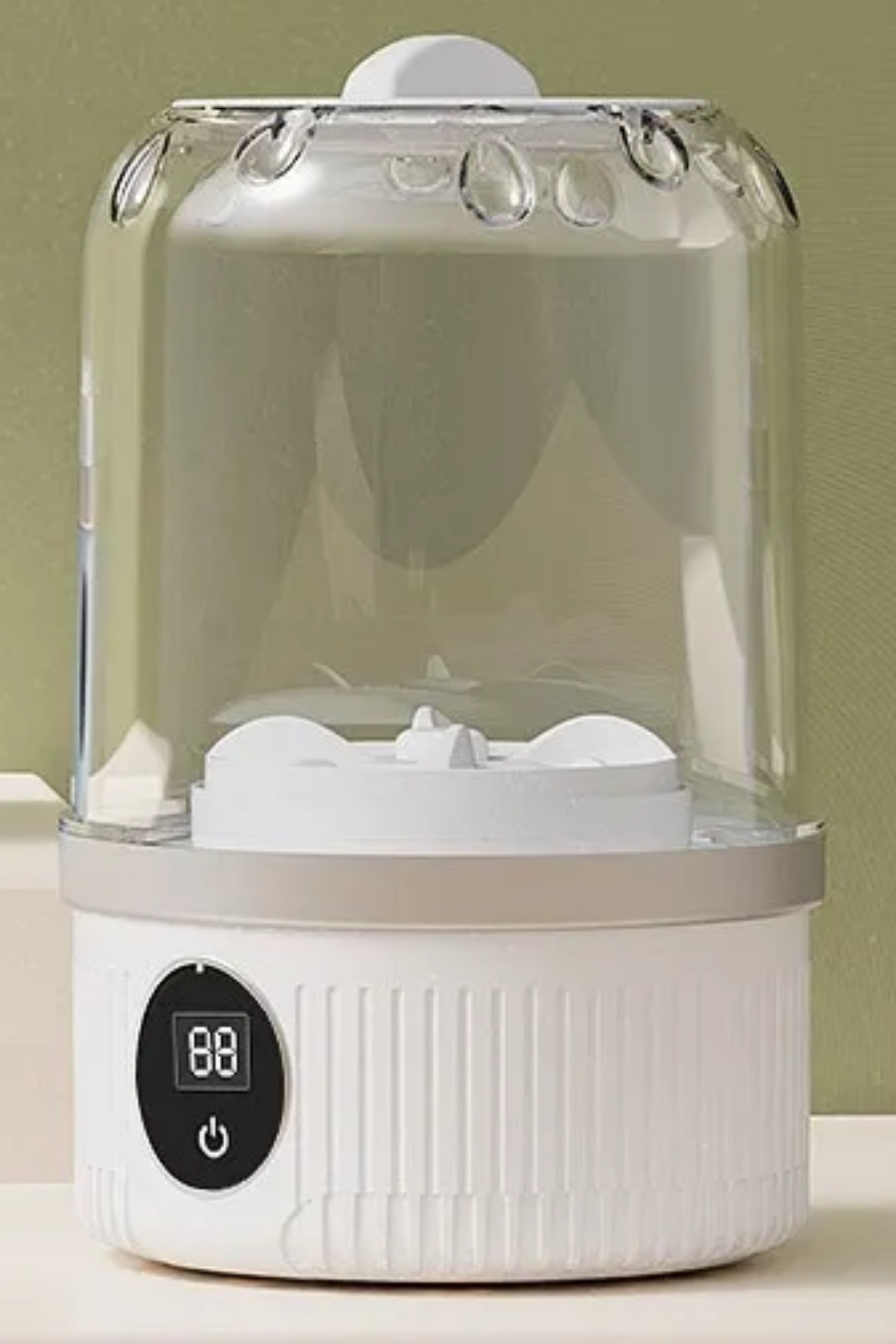 Mini Ultrasonic Wireless Washer – Portable, Hygienic Cleaning for Baby Clothes, Underwear & Travel” ✅