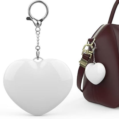 Heart-shaped LED lighted 3-color touch heart keychain. Find what you're looking for in your bag.