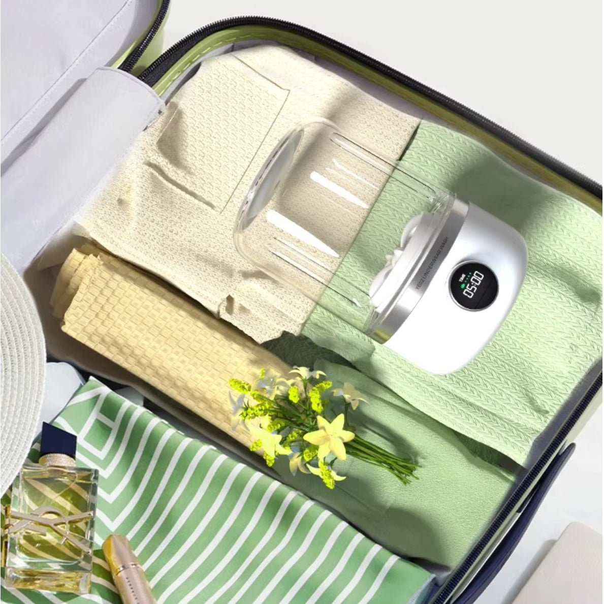 Mini Ultrasonic Washing Machine – Portable, Rechargeable & Compact Washer for Baby Clothes, Underwear & Travel (Premium Version) ✅