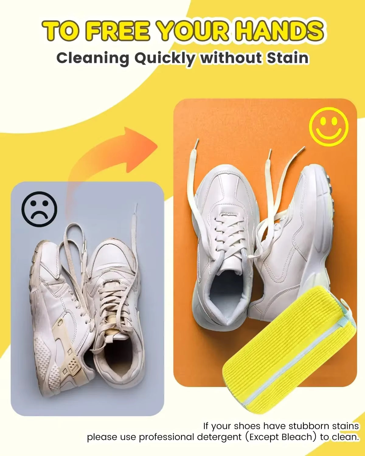Durable Shoe Washing Bag - Blue Zippered | Protective Laundry Net for Sneakers and Casual Shoes ✅