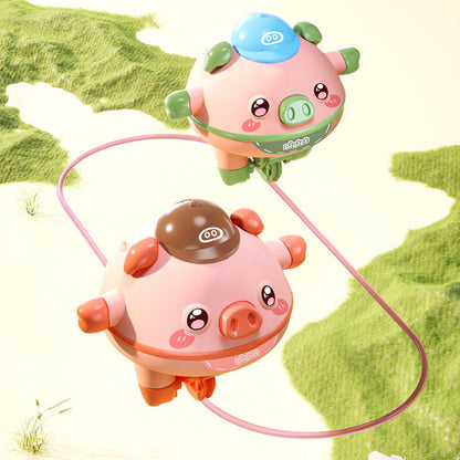 Unicycle Acrobat Pig