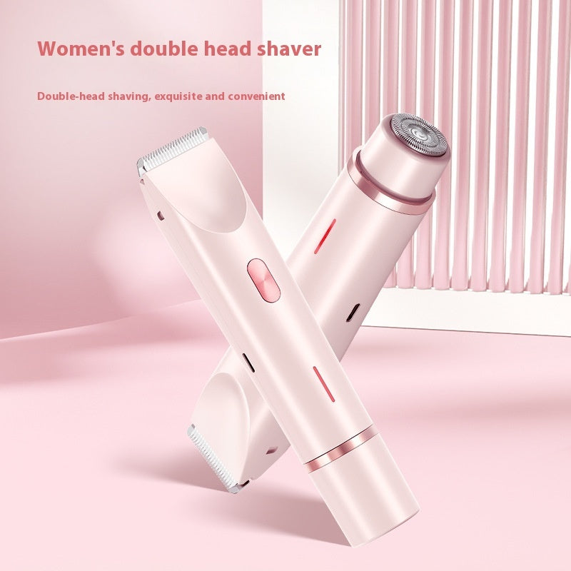 2 in 1 Hair Removal Double Head Shaver for Women