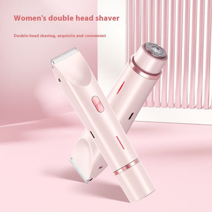 2 in 1 Hair Removal Double Head Shaver for Women